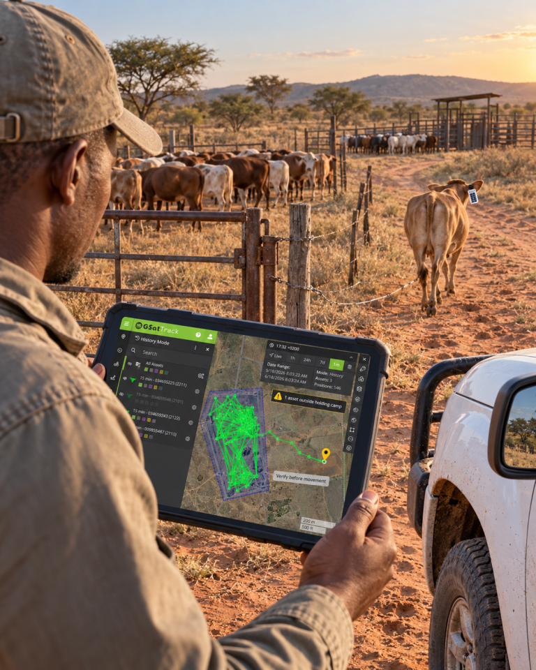 GSATRANCHER LIVESTOCK THEFT PREVENTION SATELLITE TRACKER
