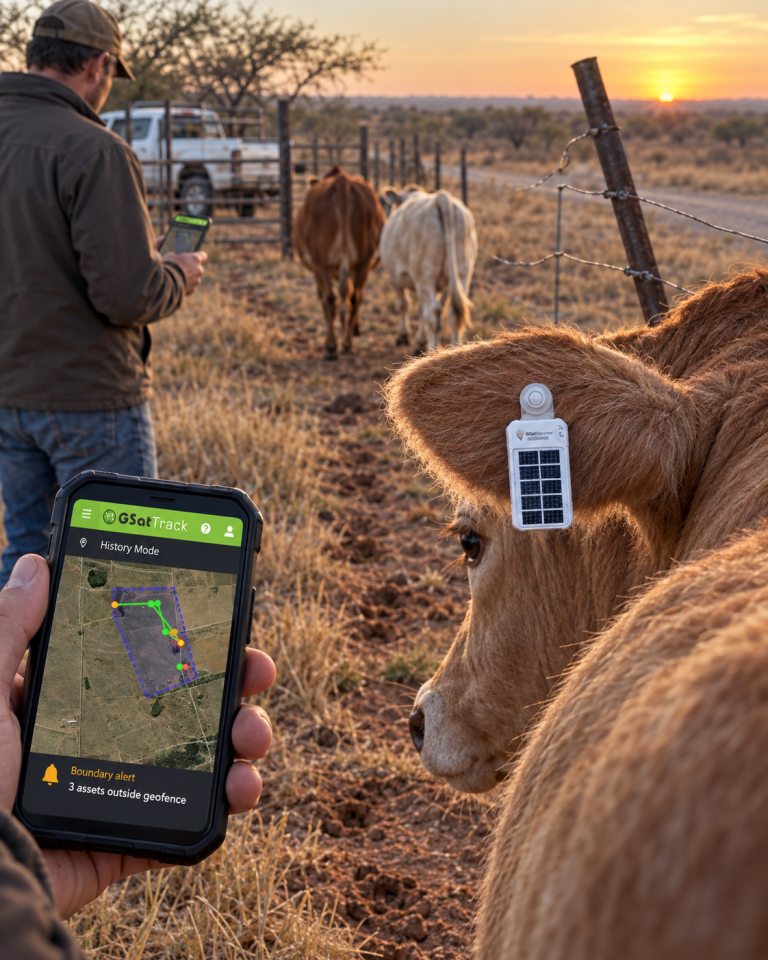 GSATRANCHER LIVESTOCK THEFT PREVENTION SATELLITE TRACKER