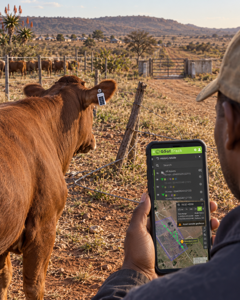 GSATRANCHER LIVESTOCK THEFT PREVENTION SATELLITE TRACKER