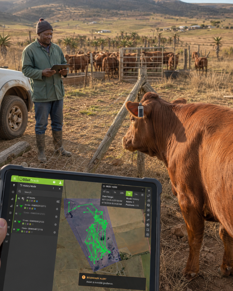 GSATRANCHER LIVESTOCK THEFT PREVENTION SATELLITE TRACKER