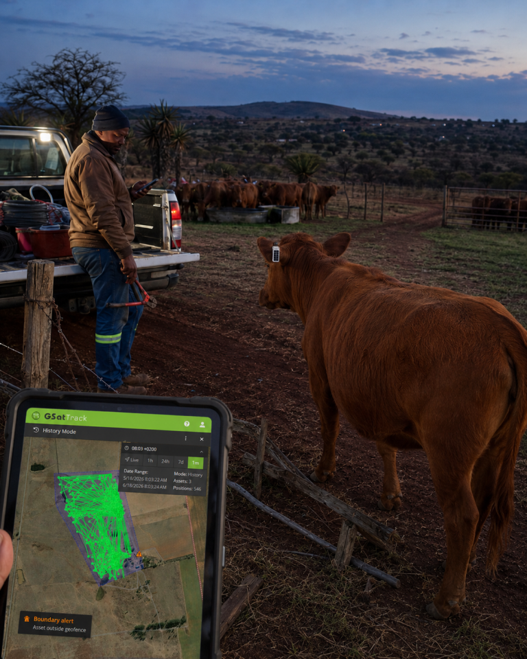 GSATRANCHER LIVESTOCK THEFT PREVENTION SATELLITE TRACKER
